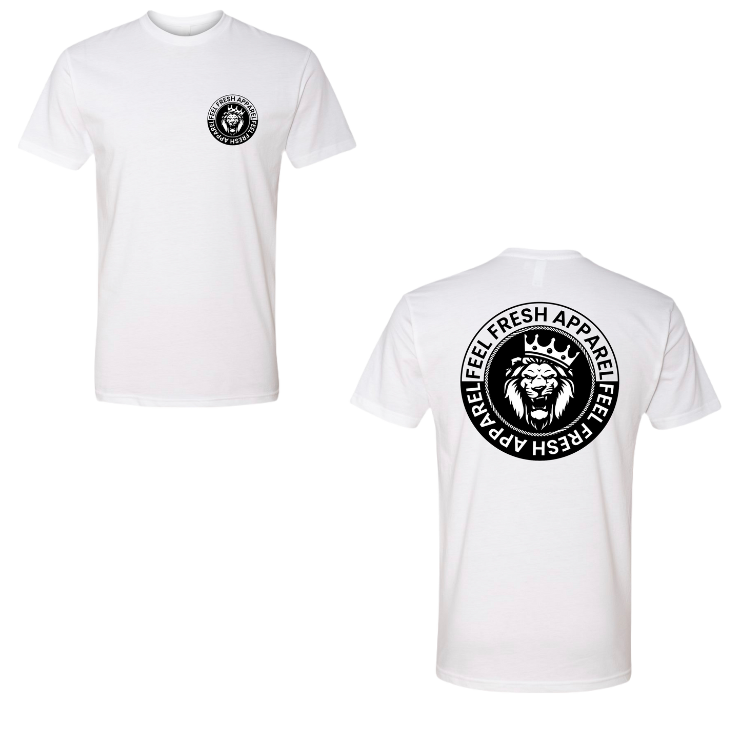 Lion Patch White Tee