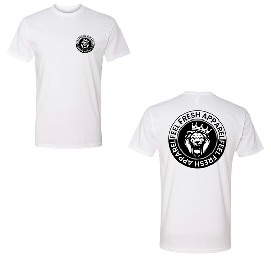 Lion Patch White Tee