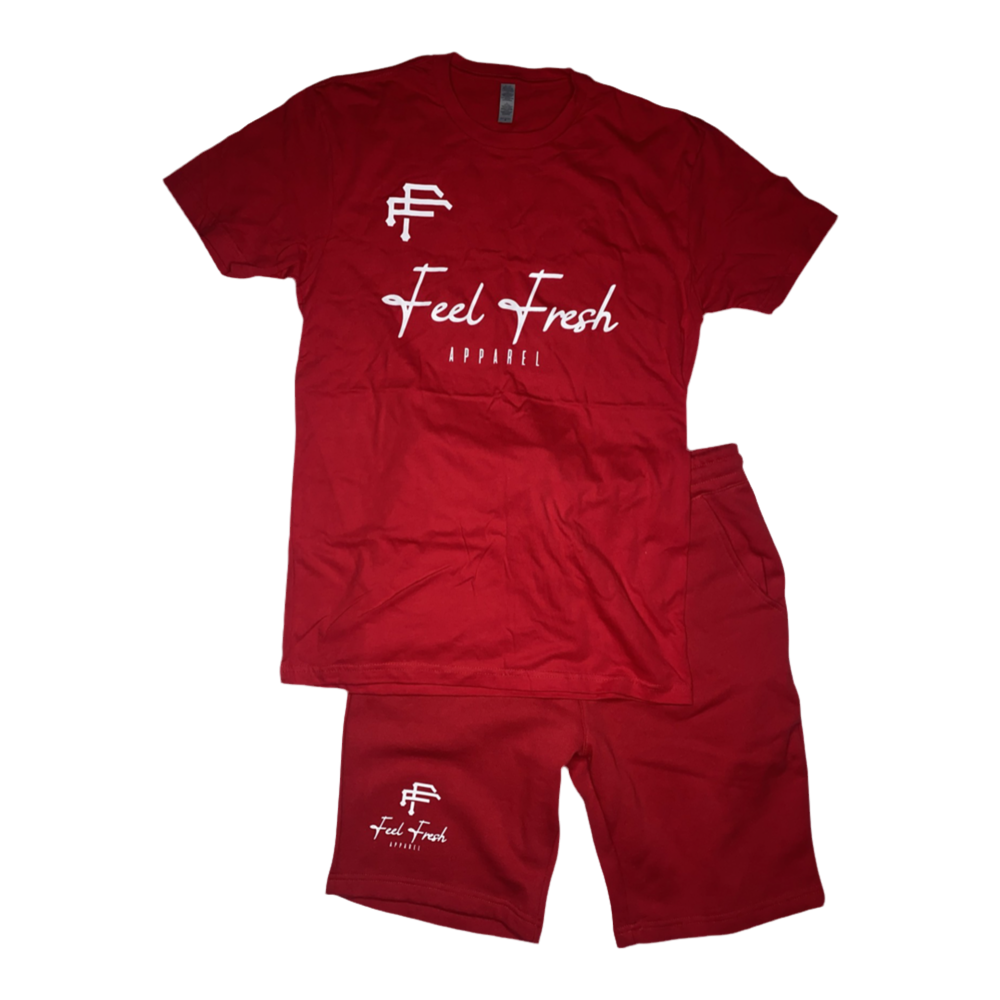 Feel Fresh Red Shorts
