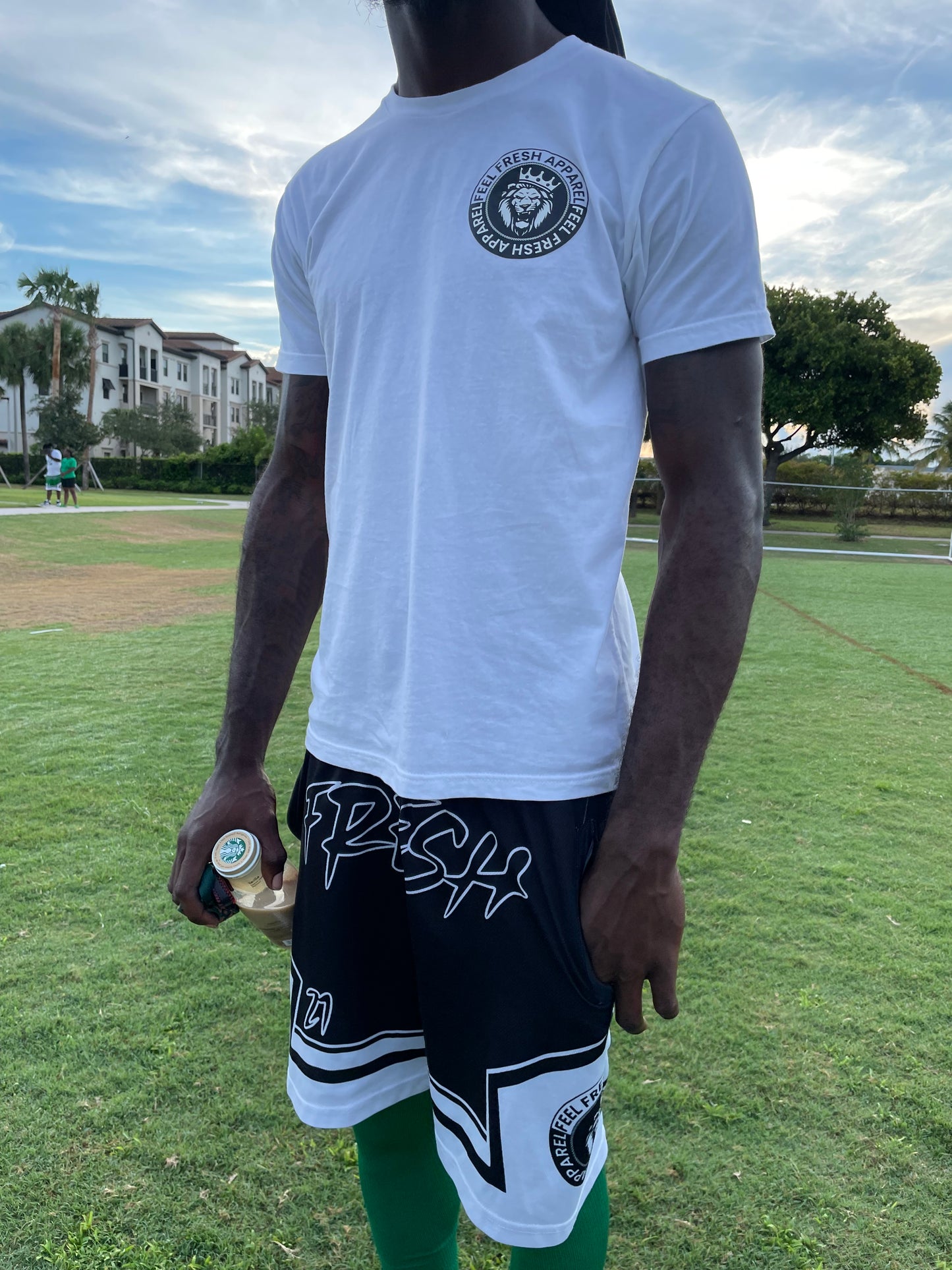 Lion Patch White Tee